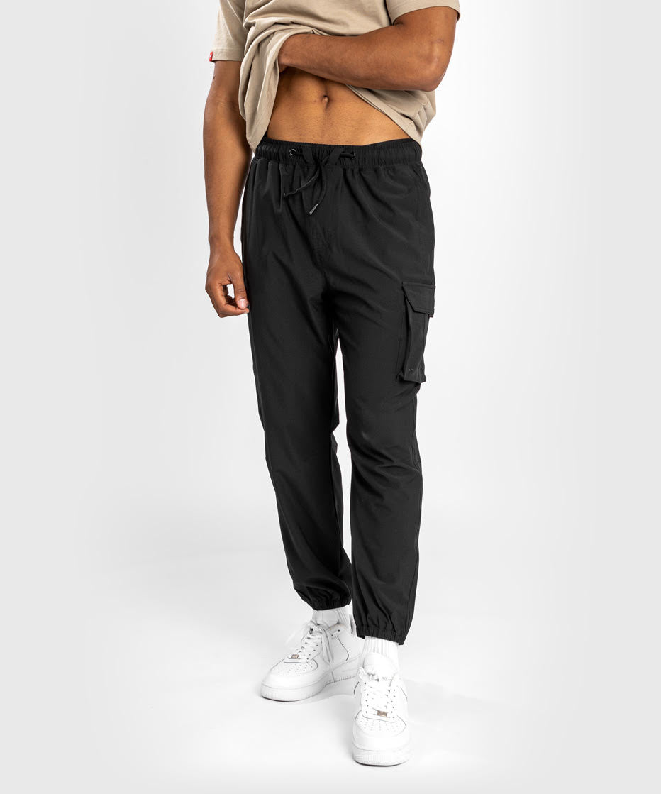 spodnie dresowe venum cargo light jogger – czarne