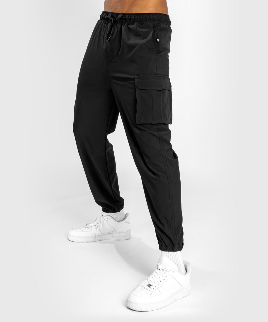 spodnie dresowe venum cargo light jogger – czarne