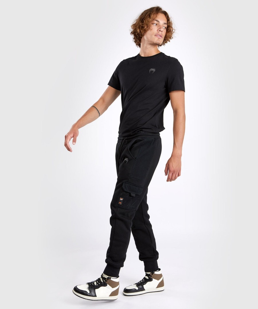 jogger venum s47 - czarnypomarańczowy