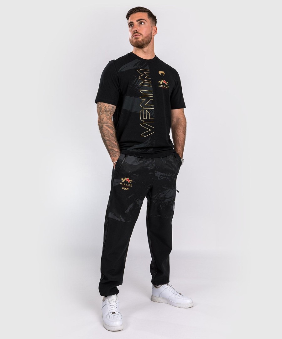 jogger venum x mirage - czarnyzłoty