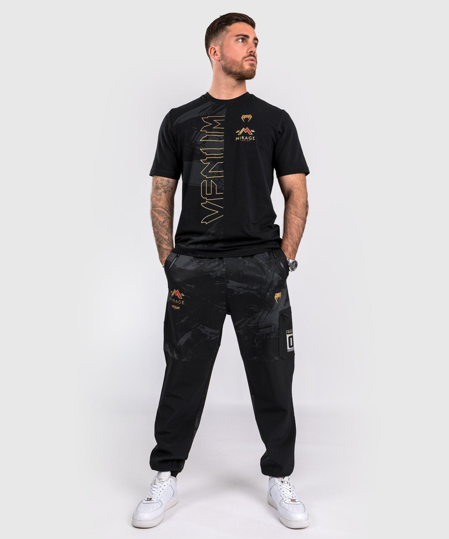 jogger venum x mirage - czarnyzłoty