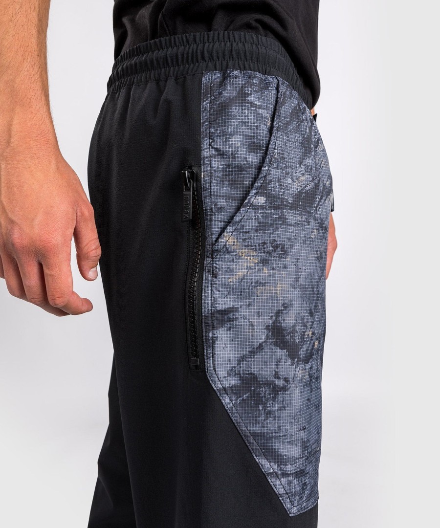 spodnie dresowe venum laser xt realtree – czarneciemny kamuflaż