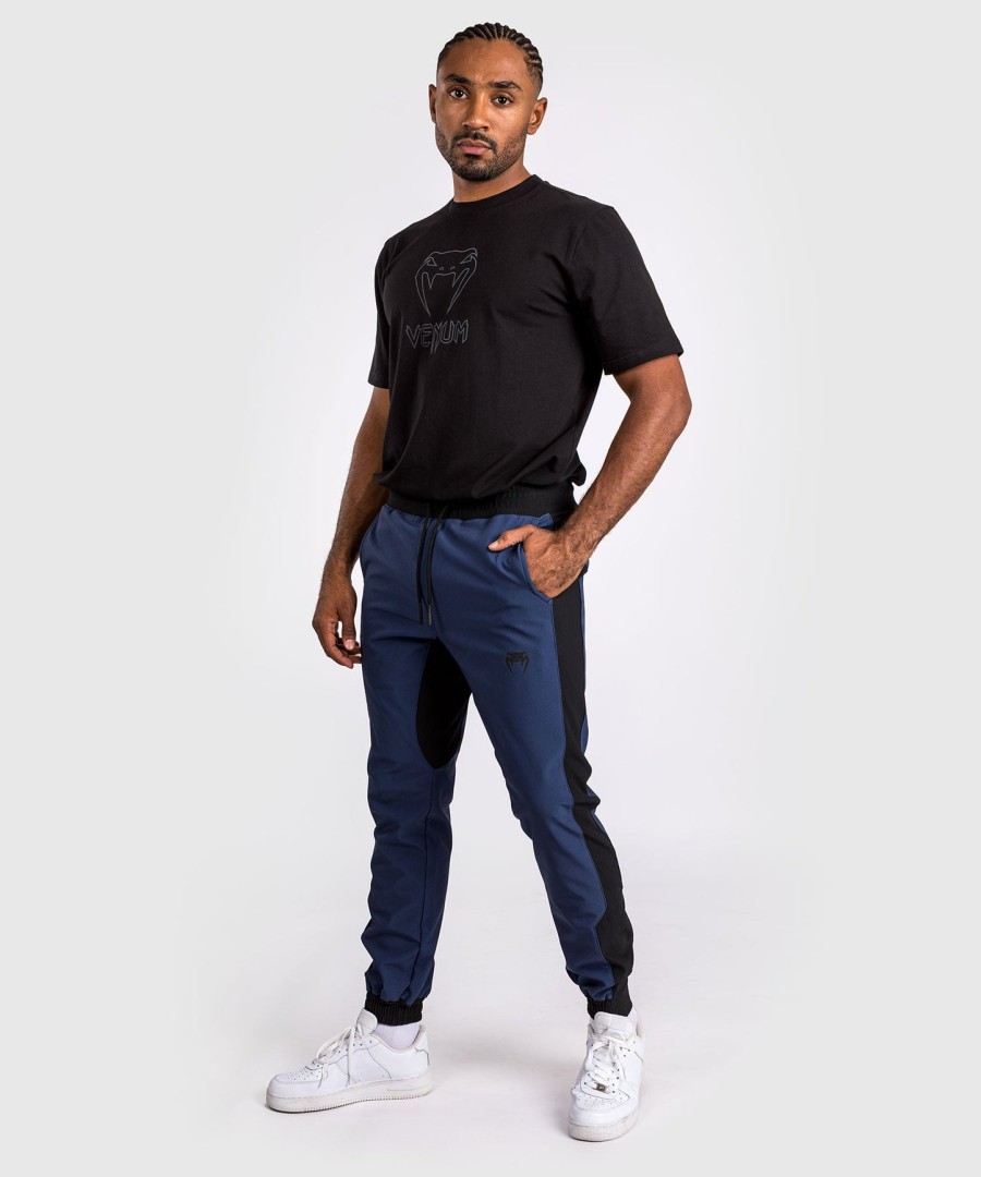 jogger venum laser 3.0 - czarno-niebieski
