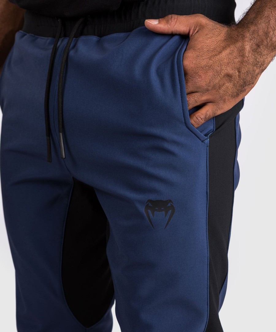 jogger venum laser 3.0 - czarno-niebieski