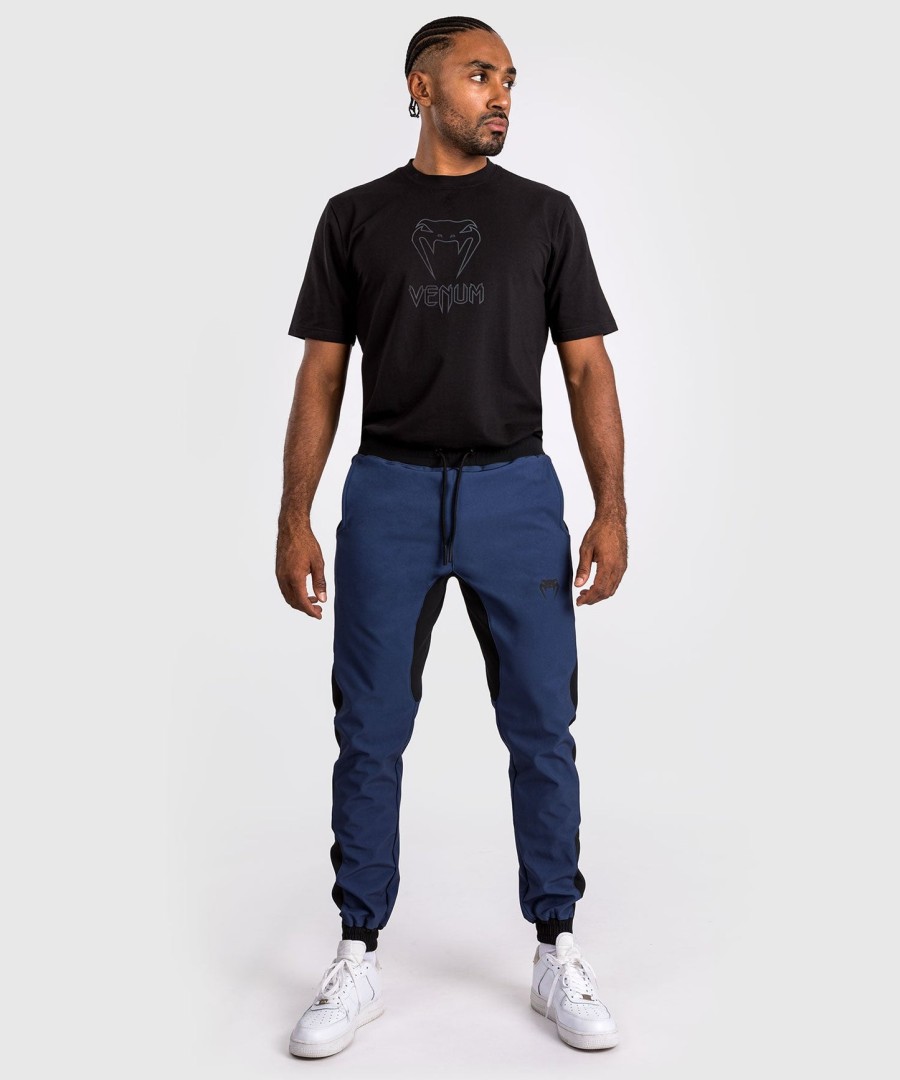 jogger venum laser 3.0 - czarno-niebieski