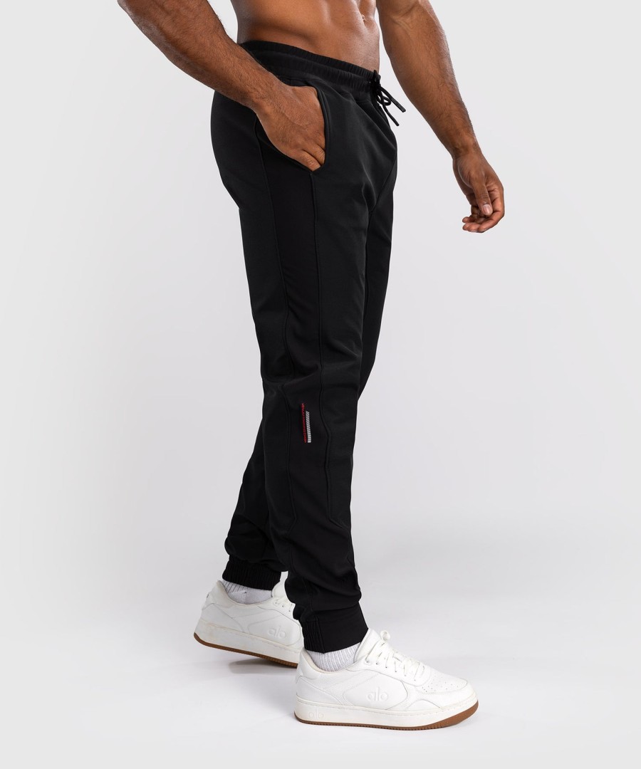 spodnie dresowe venum tactical xt jogger – czarneognistoczerwone