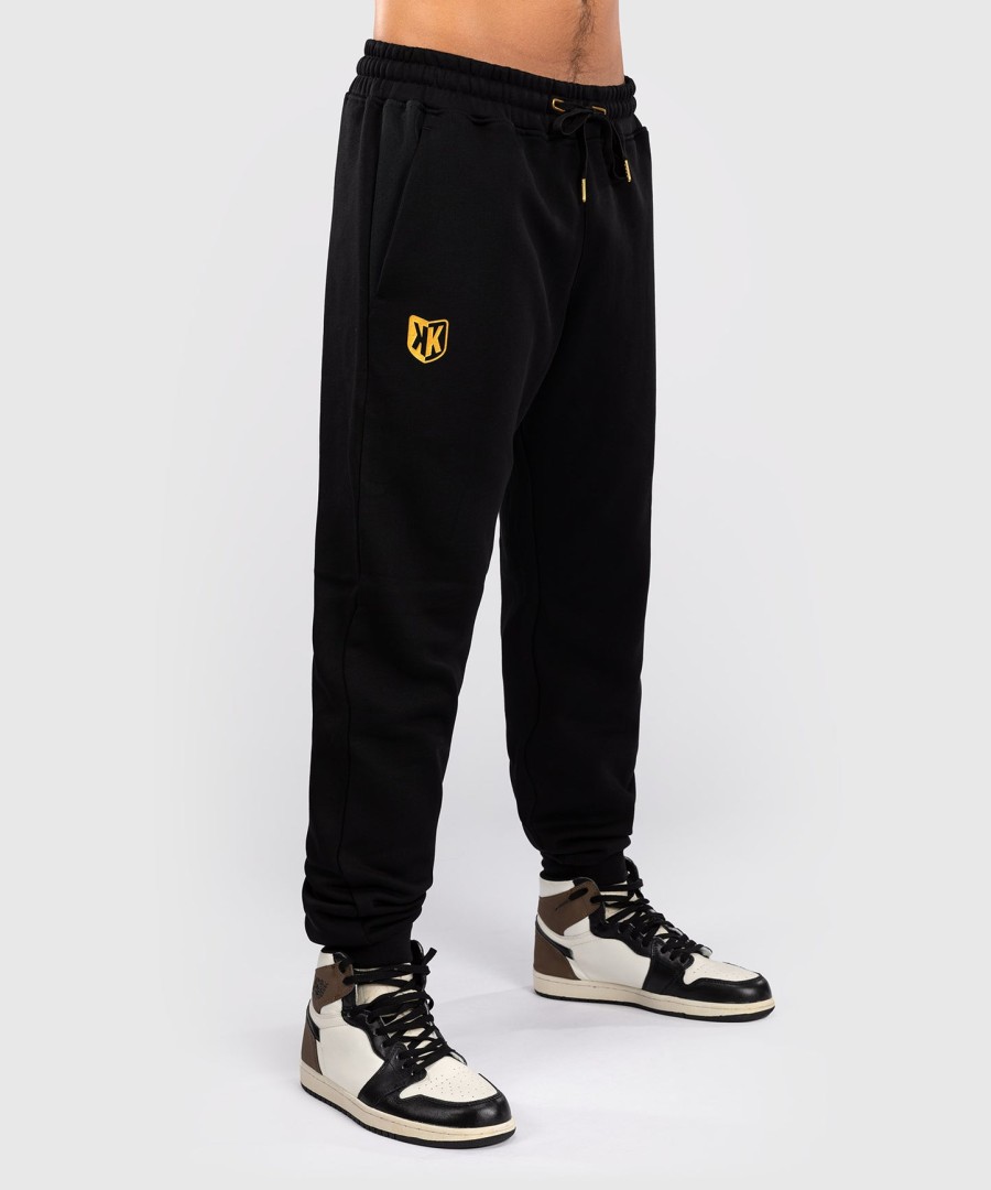 spodnie dresowe fk x venum hexagone mma - czarno-złote