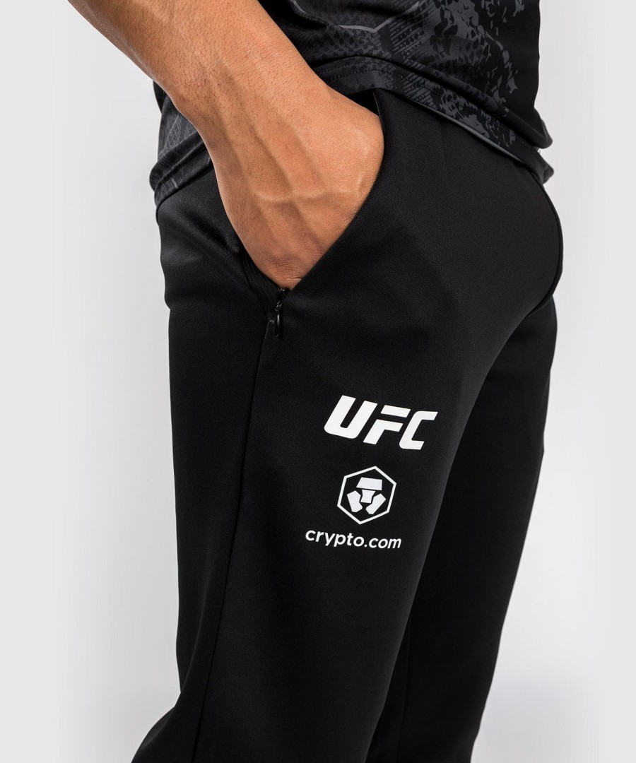 spodnie ufc adrenaline by venum authentic fight night men walkout – czarne