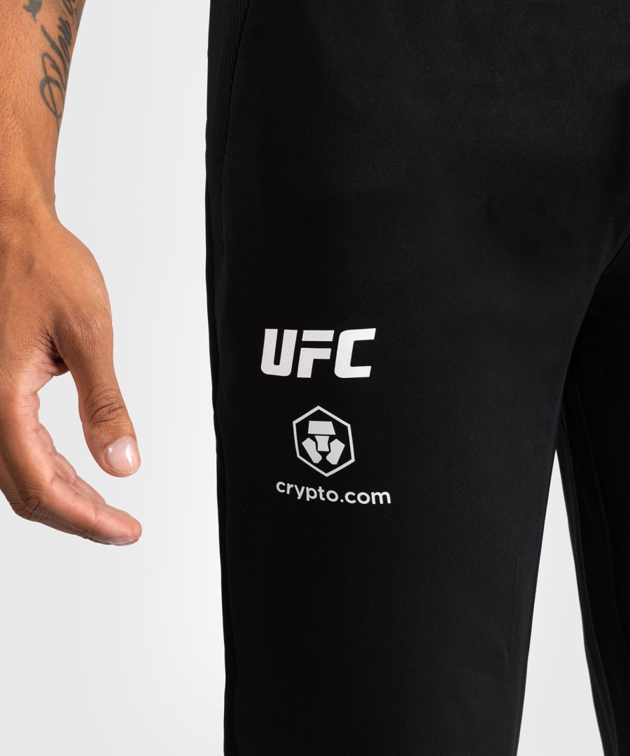 spodnie ufc fusion by venum authentic fight night men straight leg walkout – czarne