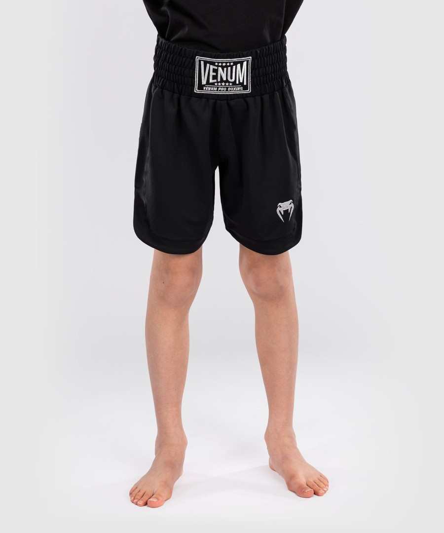 spodenki bokserskie venum classic kids – czarne