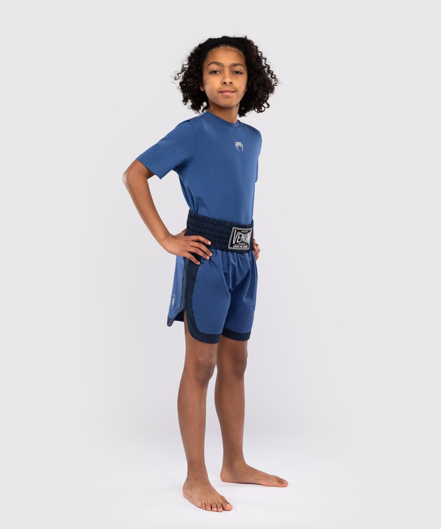 spodenki bokserskie venum classic kids – royal blue