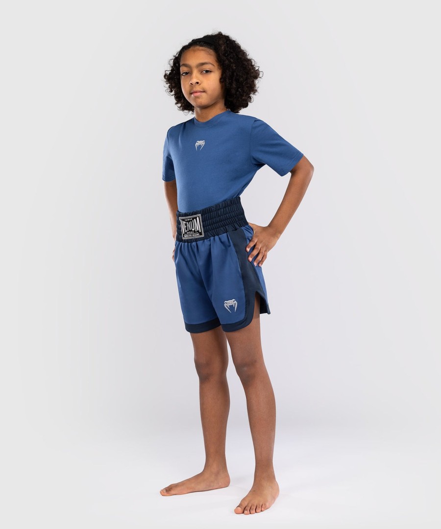 spodenki bokserskie venum classic kids – royal blue