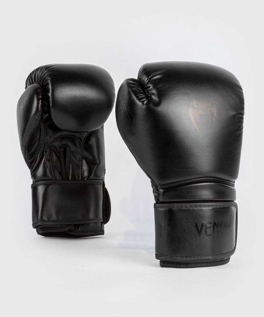 rękawice bokserskie venum contender 1.5 dla dzieci – czarneczarne