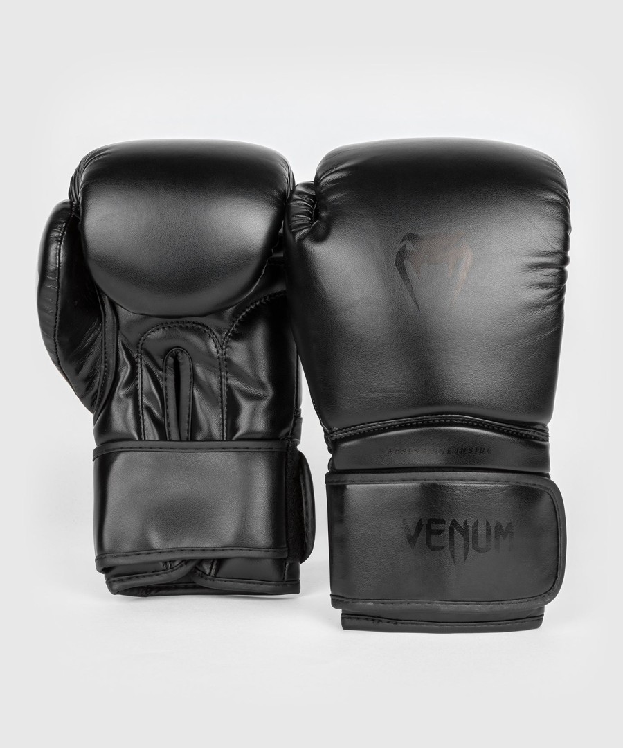 rękawice bokserskie venum contender 1.5 dla dzieci – czarneczarne