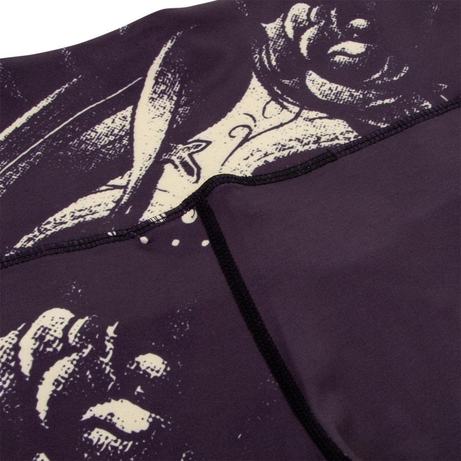 leginsy venum santa muerte – czarno-żółte