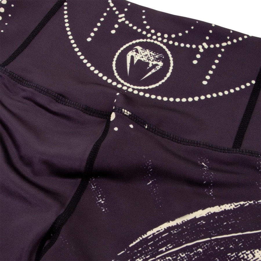 leginsy venum santa muerte – czarno-żółte