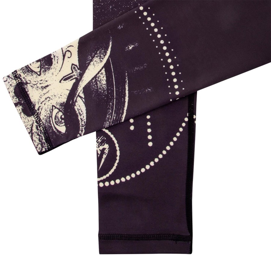 leginsy venum santa muerte – czarno-żółte