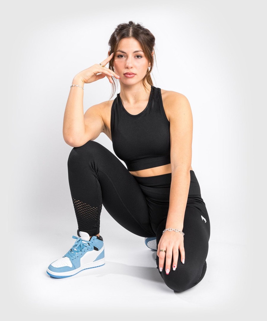 leginsy venum sparring seamless – damskie – czarne