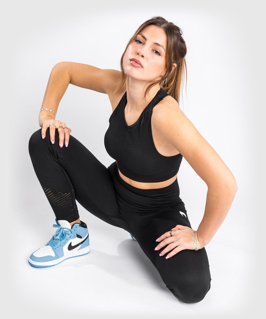 leginsy venum sparring seamless – damskie – czarne