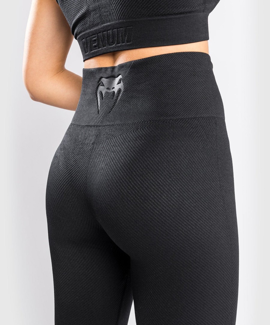 leginsy venum sparring seamless – damskie – czarne