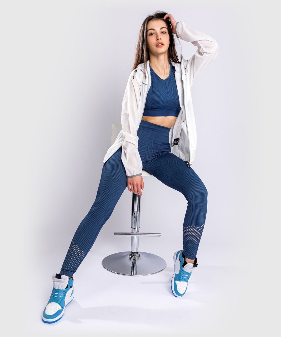 leginsy venum sparring seamless – damskie – granatowe