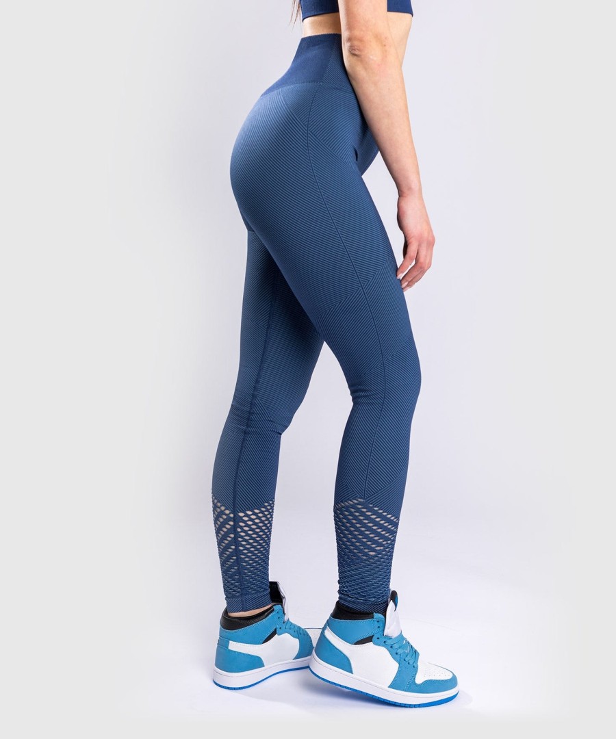 leginsy venum sparring seamless – damskie – granatowe