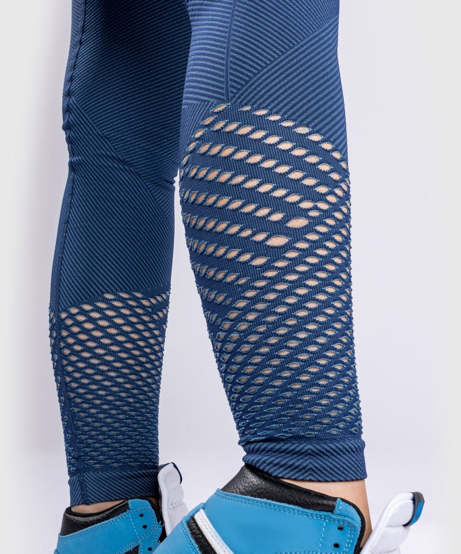 leginsy venum sparring seamless – damskie – granatowe