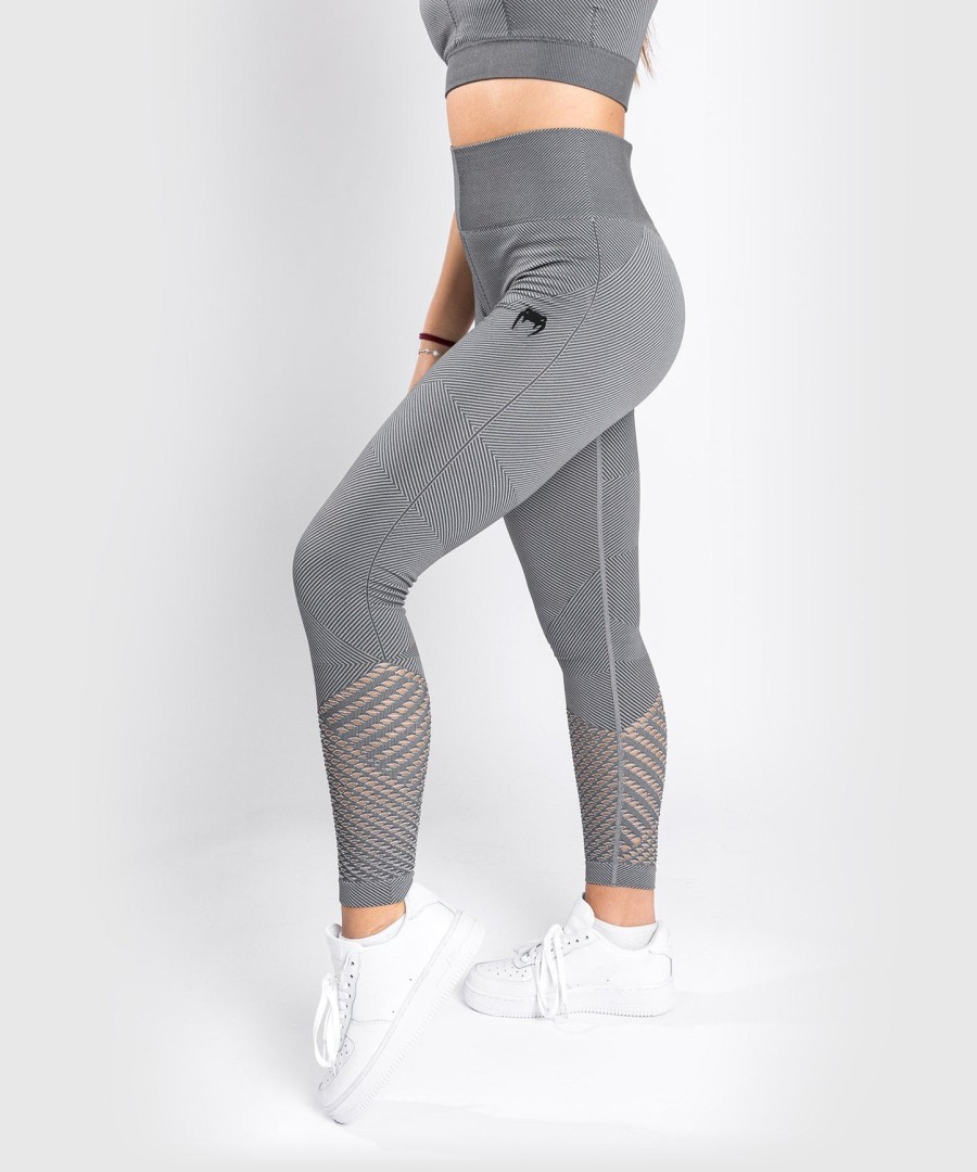 leginsy venum sparring seamless – damskie – ciemnoszare
