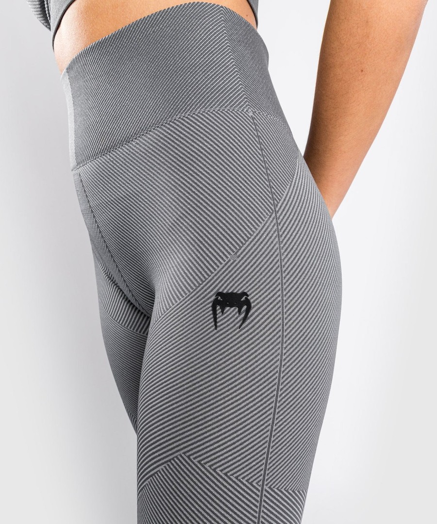 leginsy venum sparring seamless – damskie – ciemnoszare