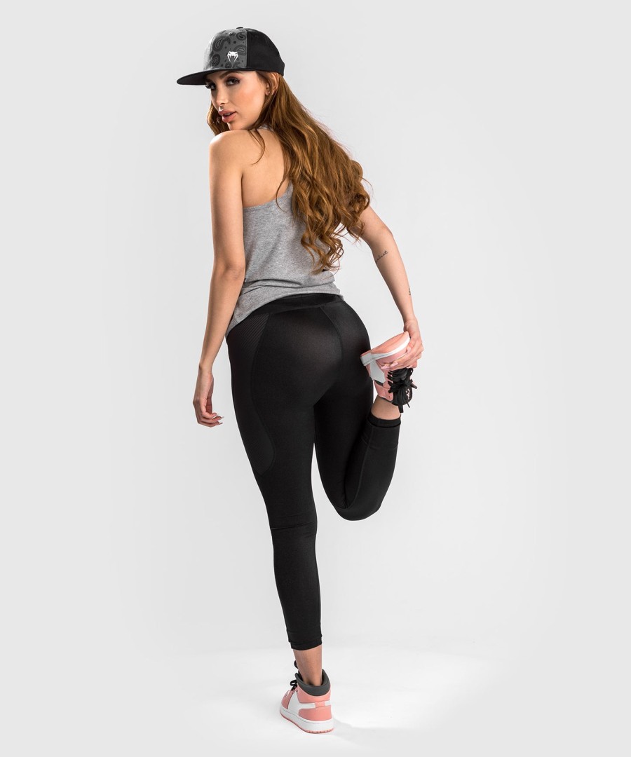 leginsy venum glow 78 – damskie – czarne