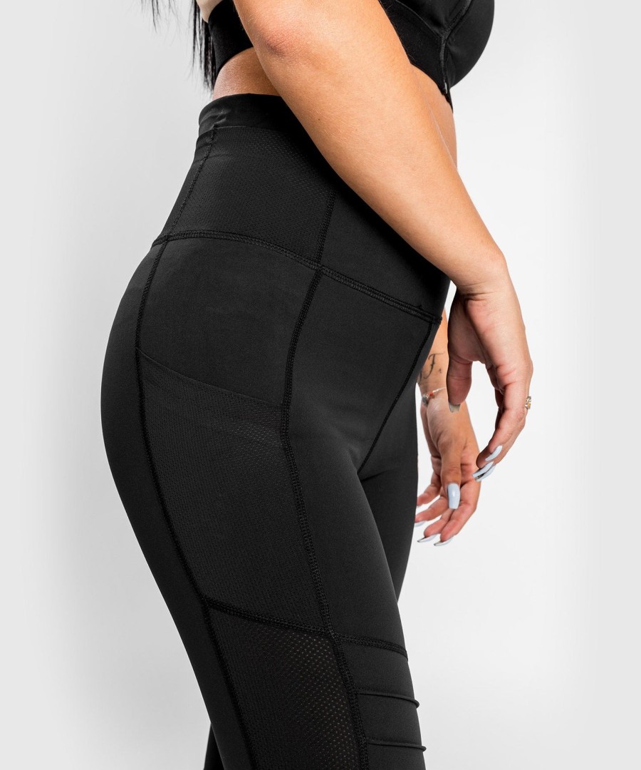 leginsy venum moto – damskie – czarnepiaskowe