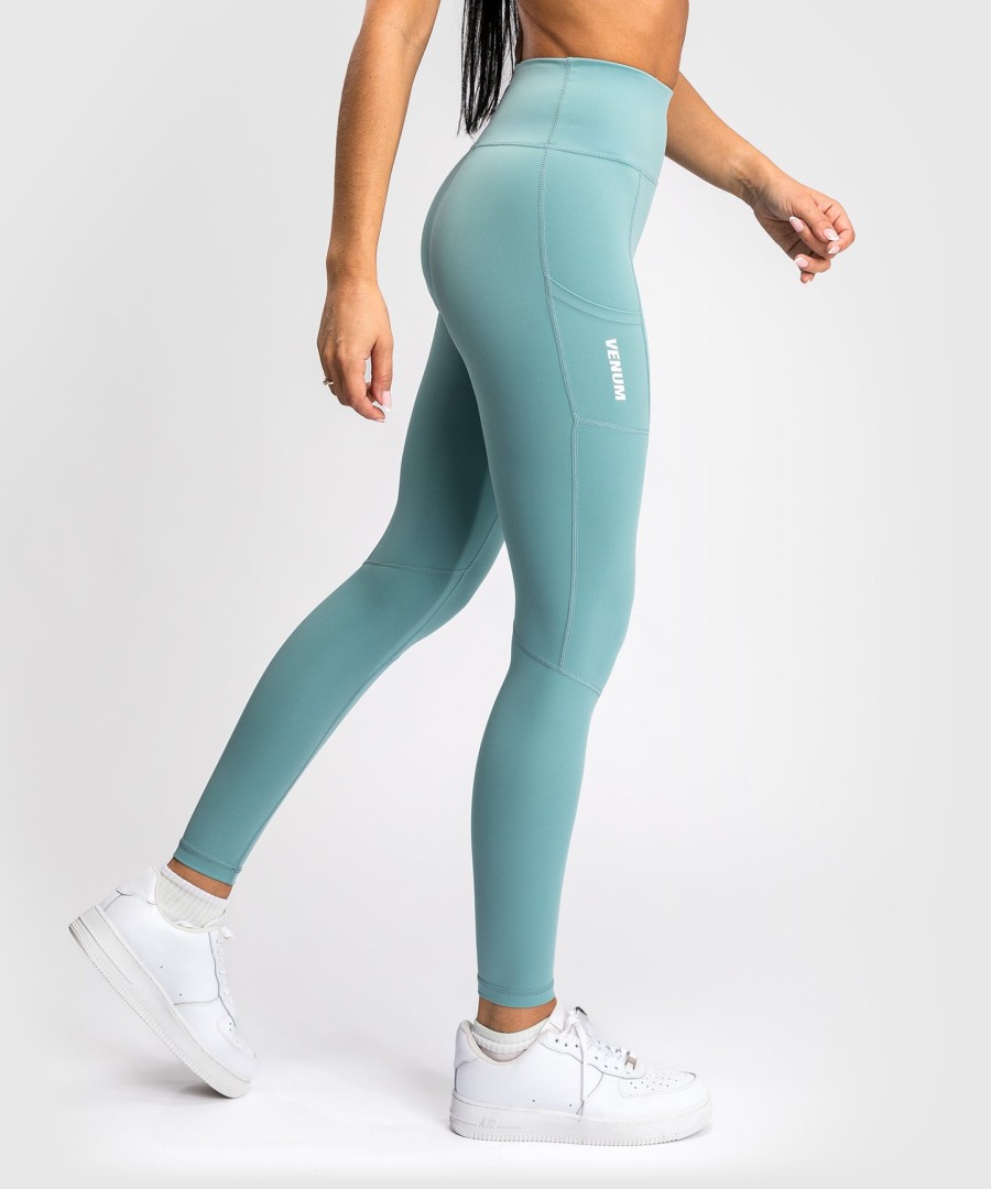 leginsy damskie venum essential performance w kolorze aqua green