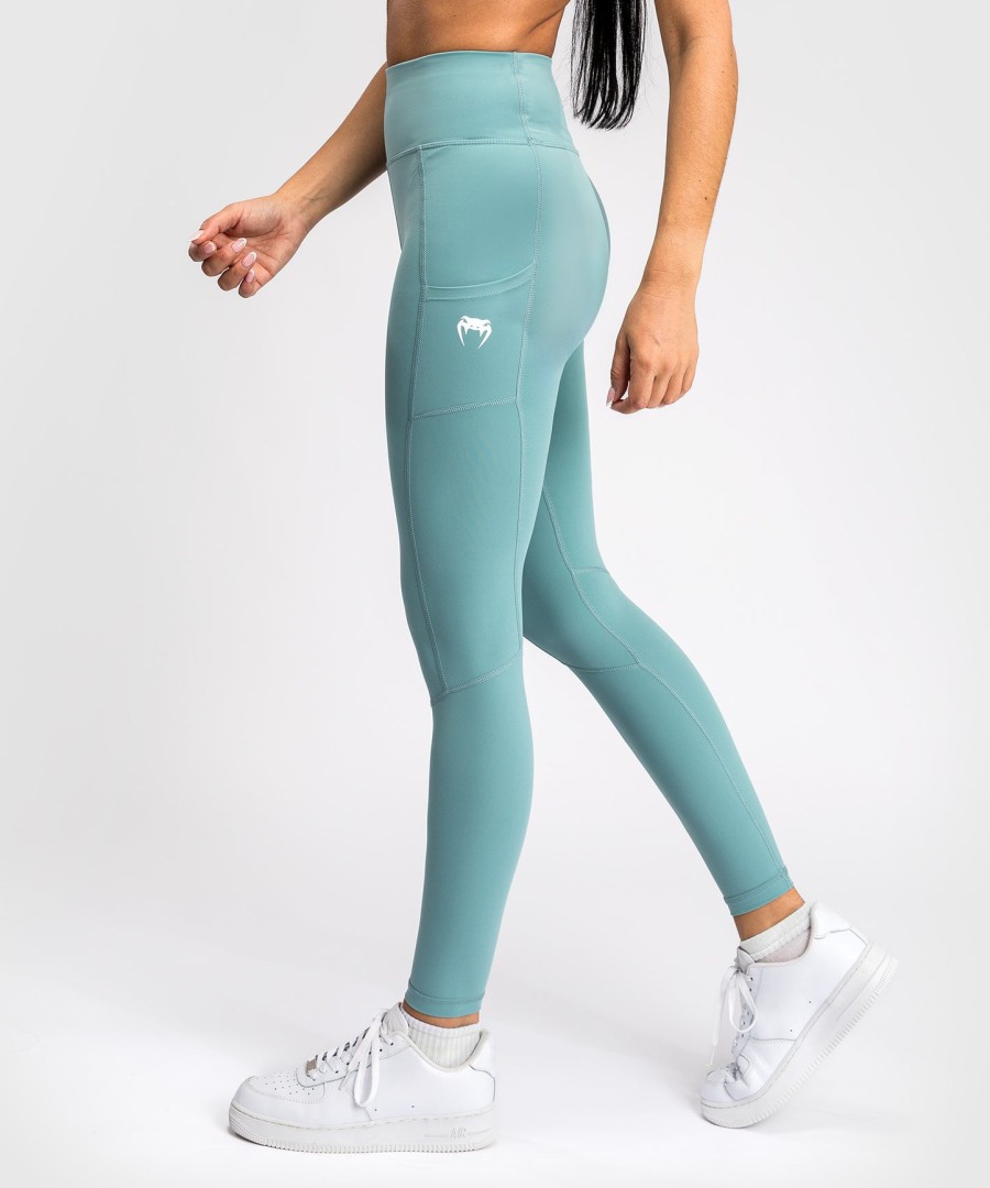 leginsy damskie venum essential performance w kolorze aqua green