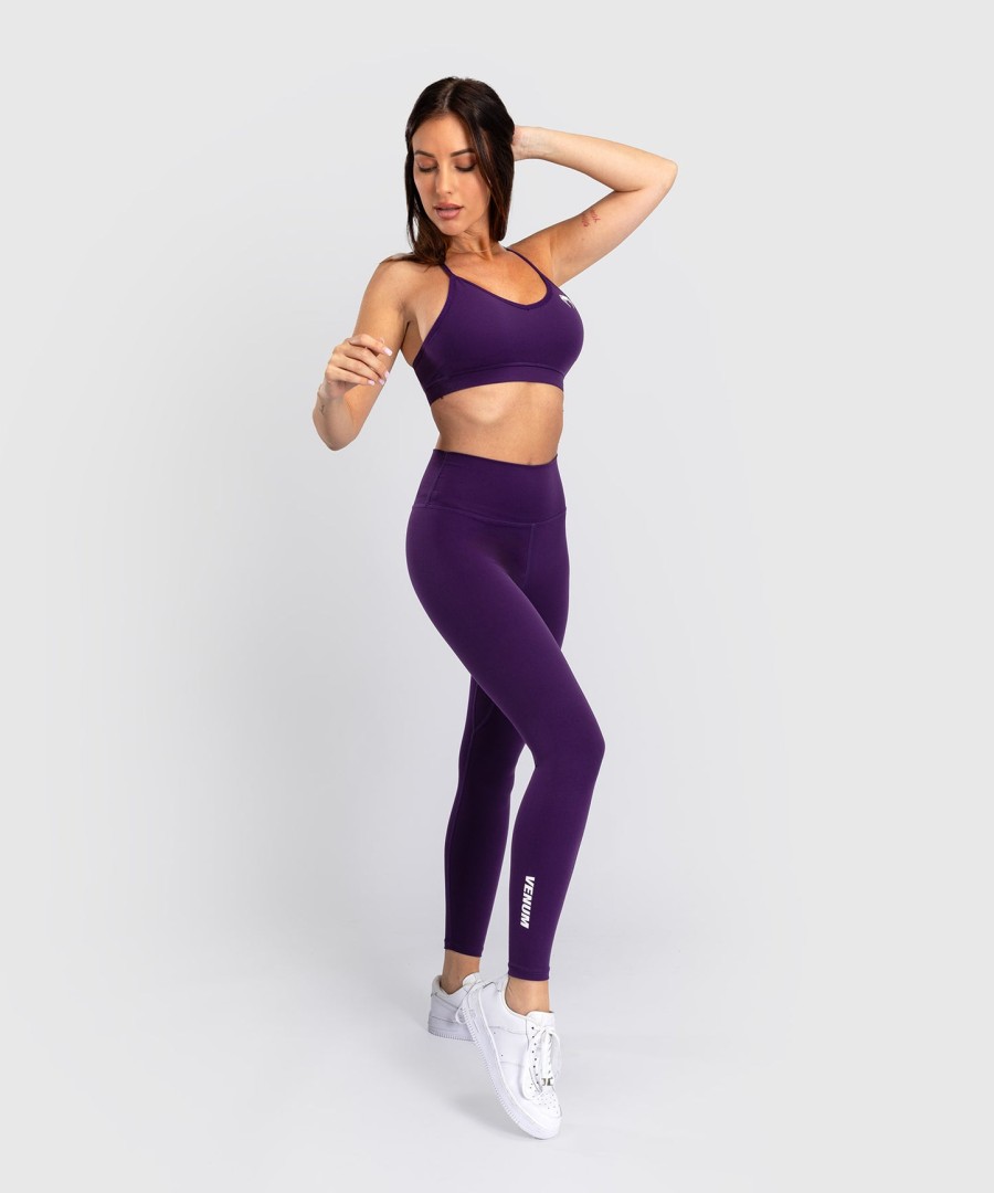 leginsy damskie venum essential – głęboki fiolet