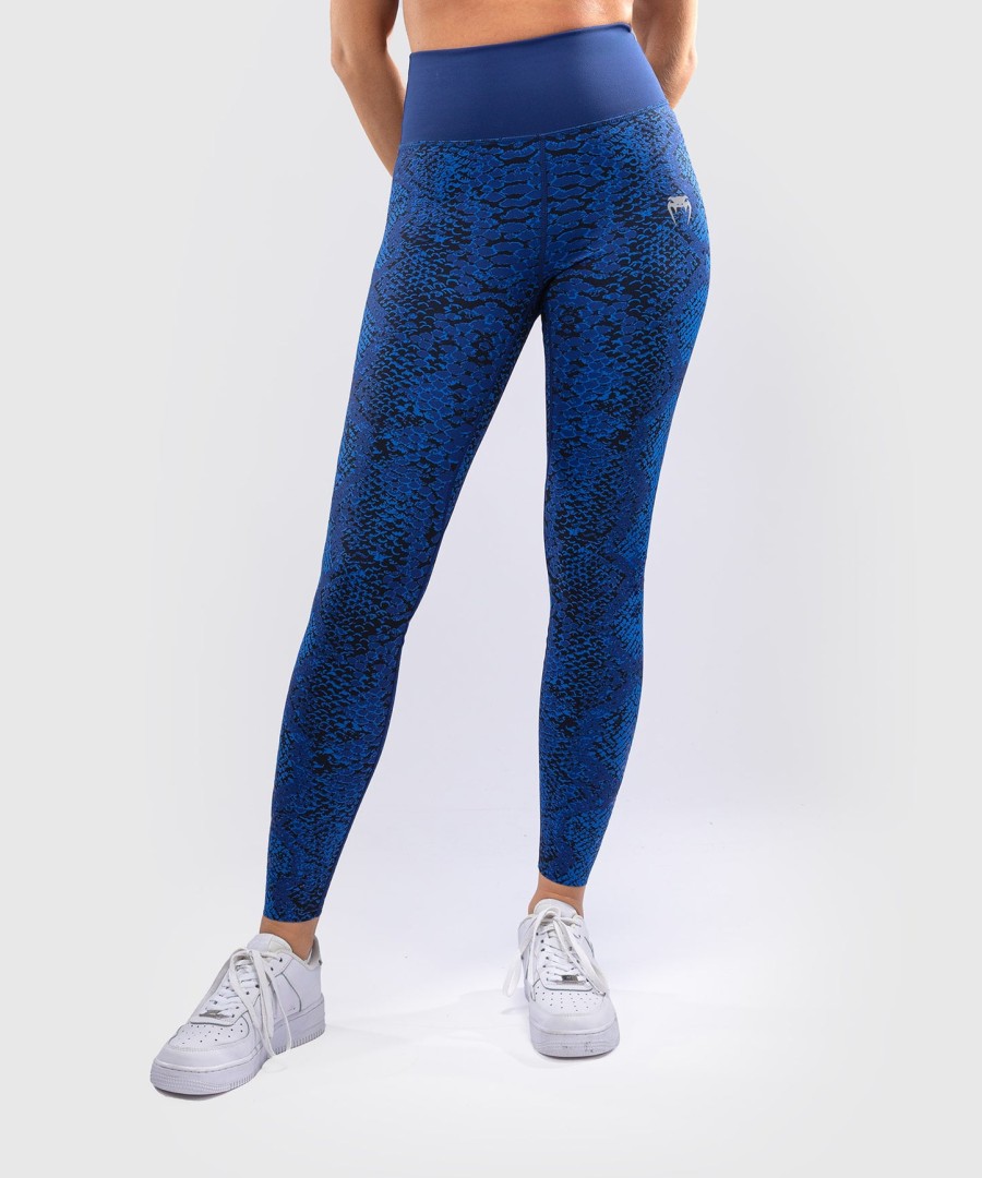 legginsy damskie venum amazonia o pełnej długości – ultramaryna