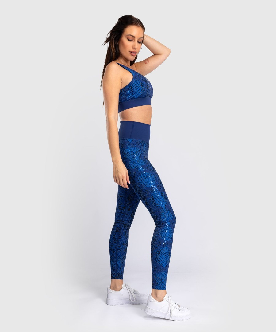 legginsy damskie venum amazonia o pełnej długości – ultramaryna
