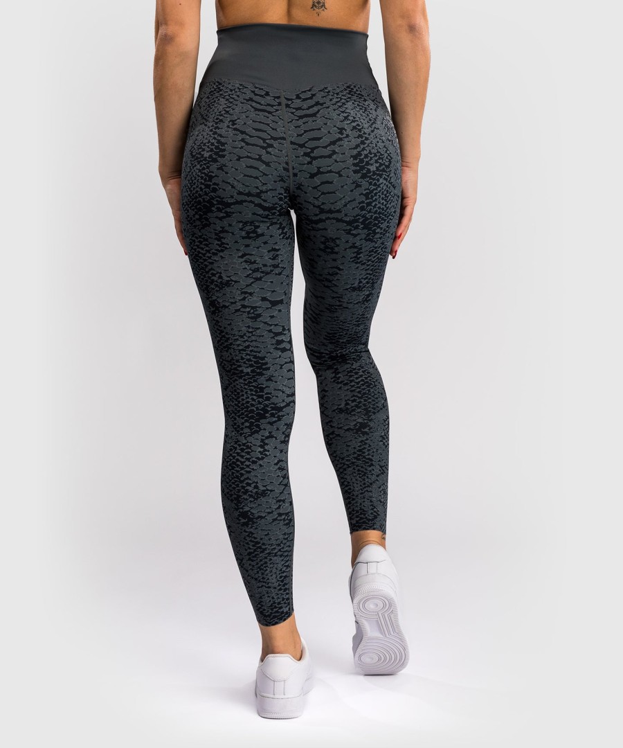 legginsy damskie venum amazonia o pełnej długości – ciemnoszare