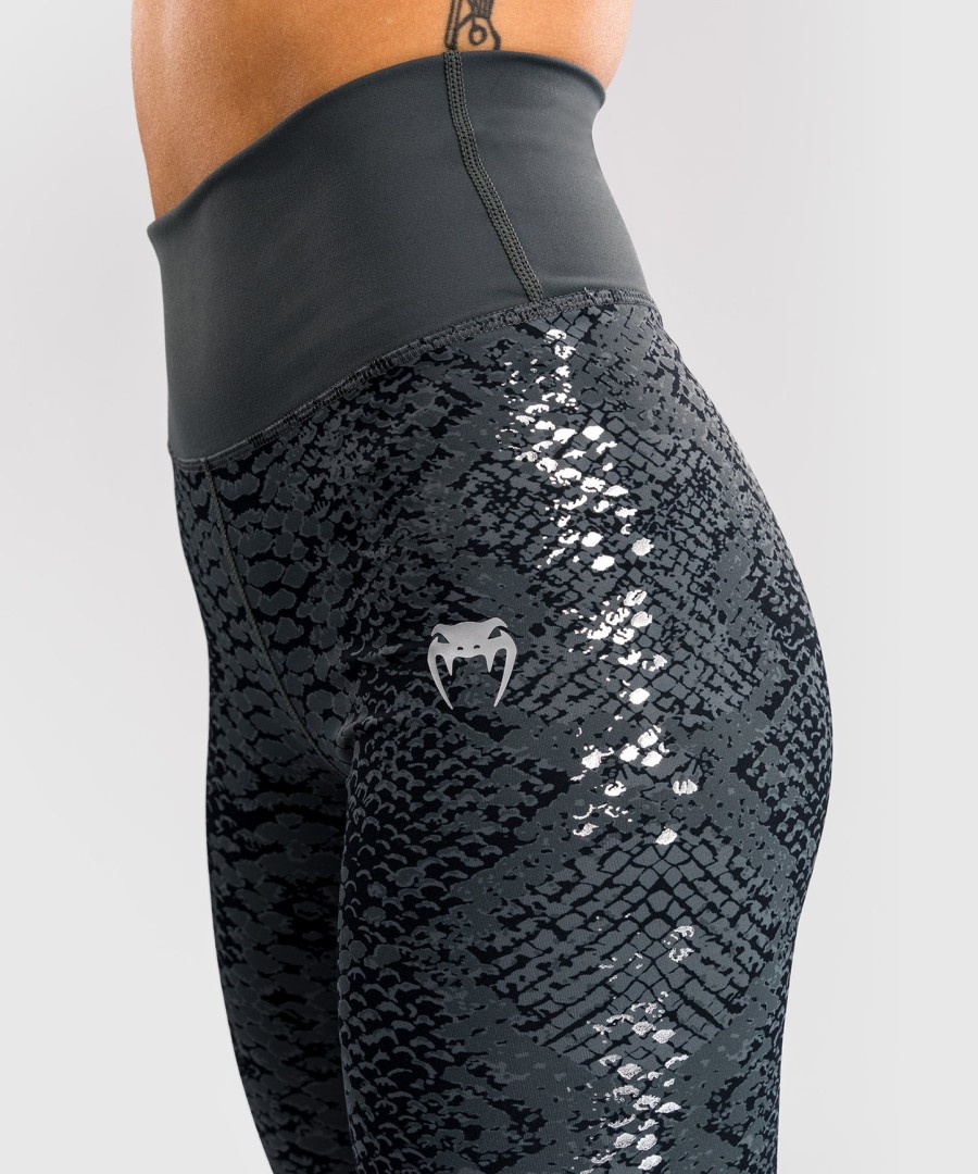 legginsy damskie venum amazonia o pełnej długości – ciemnoszare