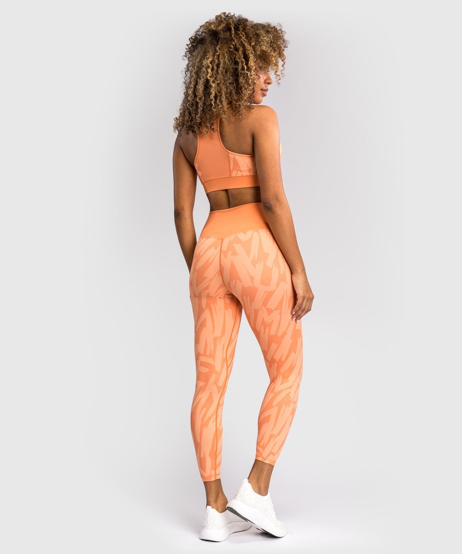 leginsy damskie venum graffiti 78 – aksamitne morelowe