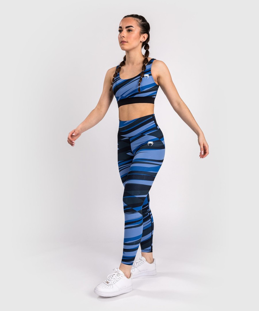 leginsy damskie venum abyss 78 - shadow blue