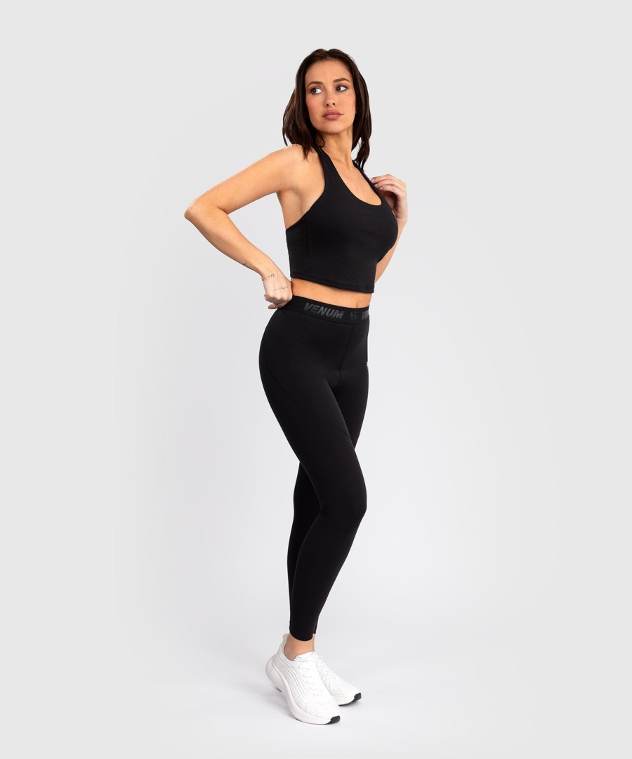 legginsy damskie venum elevate – czarne