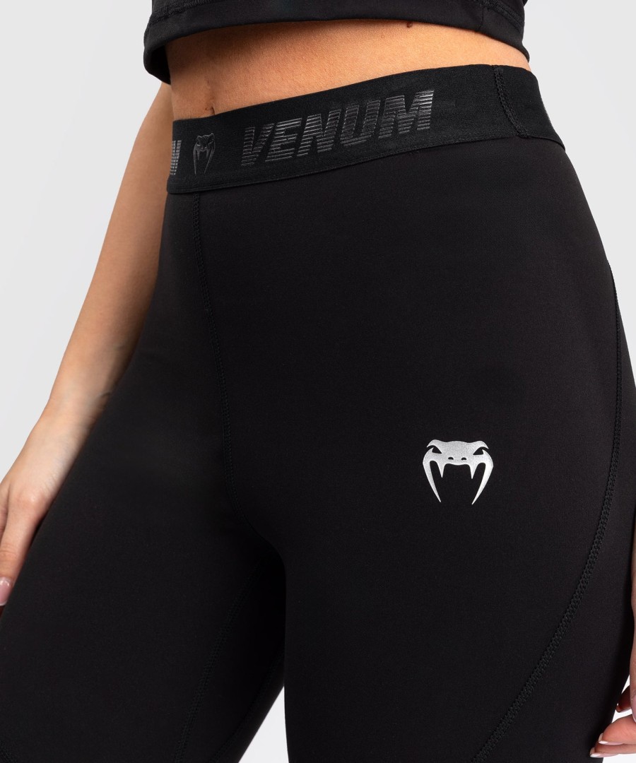 legginsy damskie venum elevate – czarne