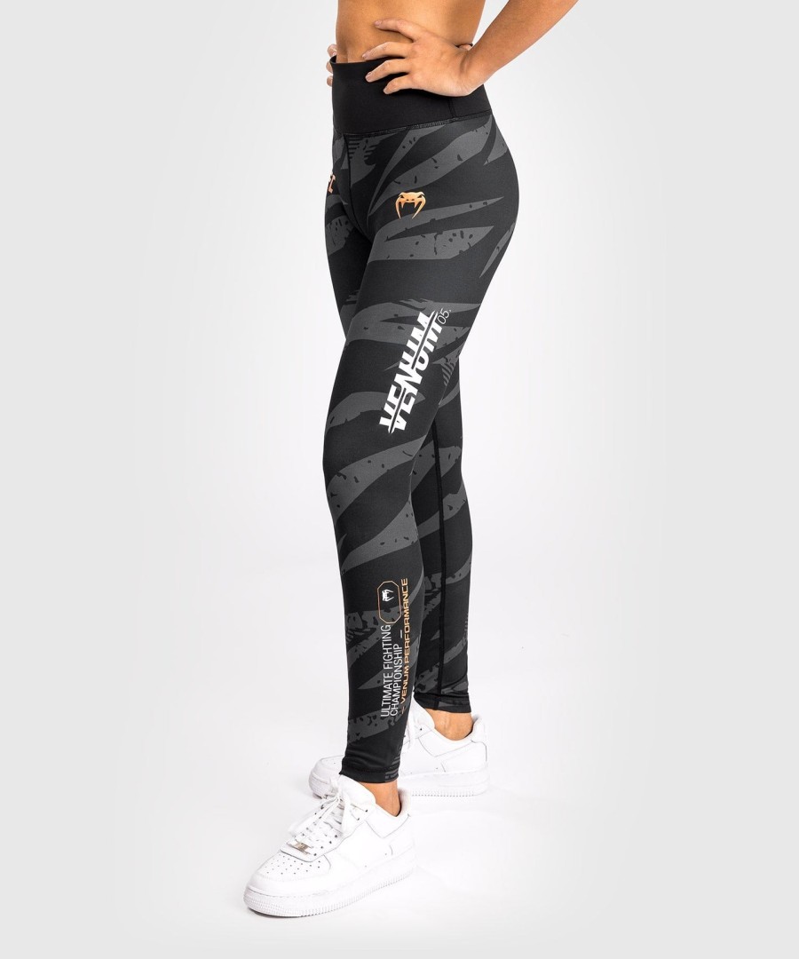 ufc adrenaline by venum fight week damskie legginsy sportowe - urban camo