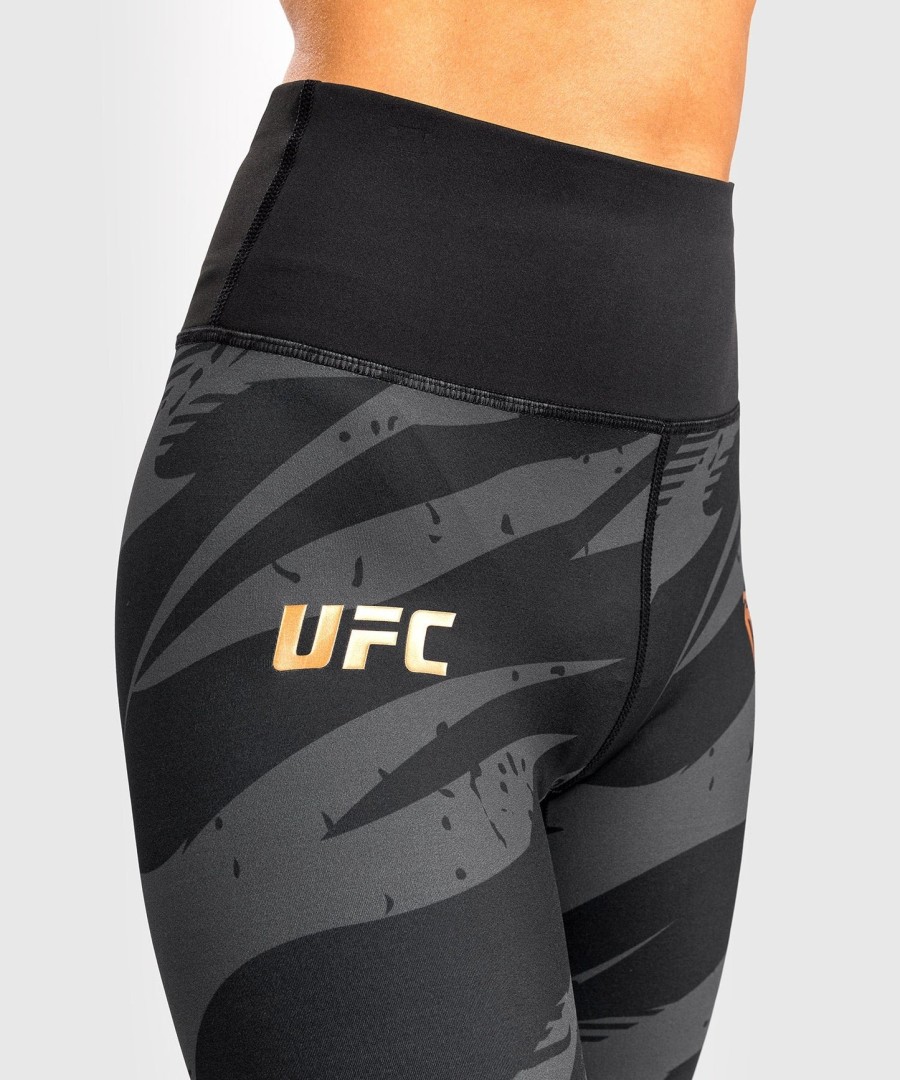 ufc adrenaline by venum fight week damskie legginsy sportowe - urban camo
