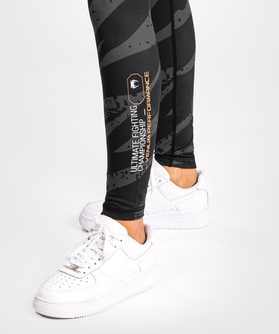 ufc adrenaline by venum fight week damskie legginsy sportowe - urban camo
