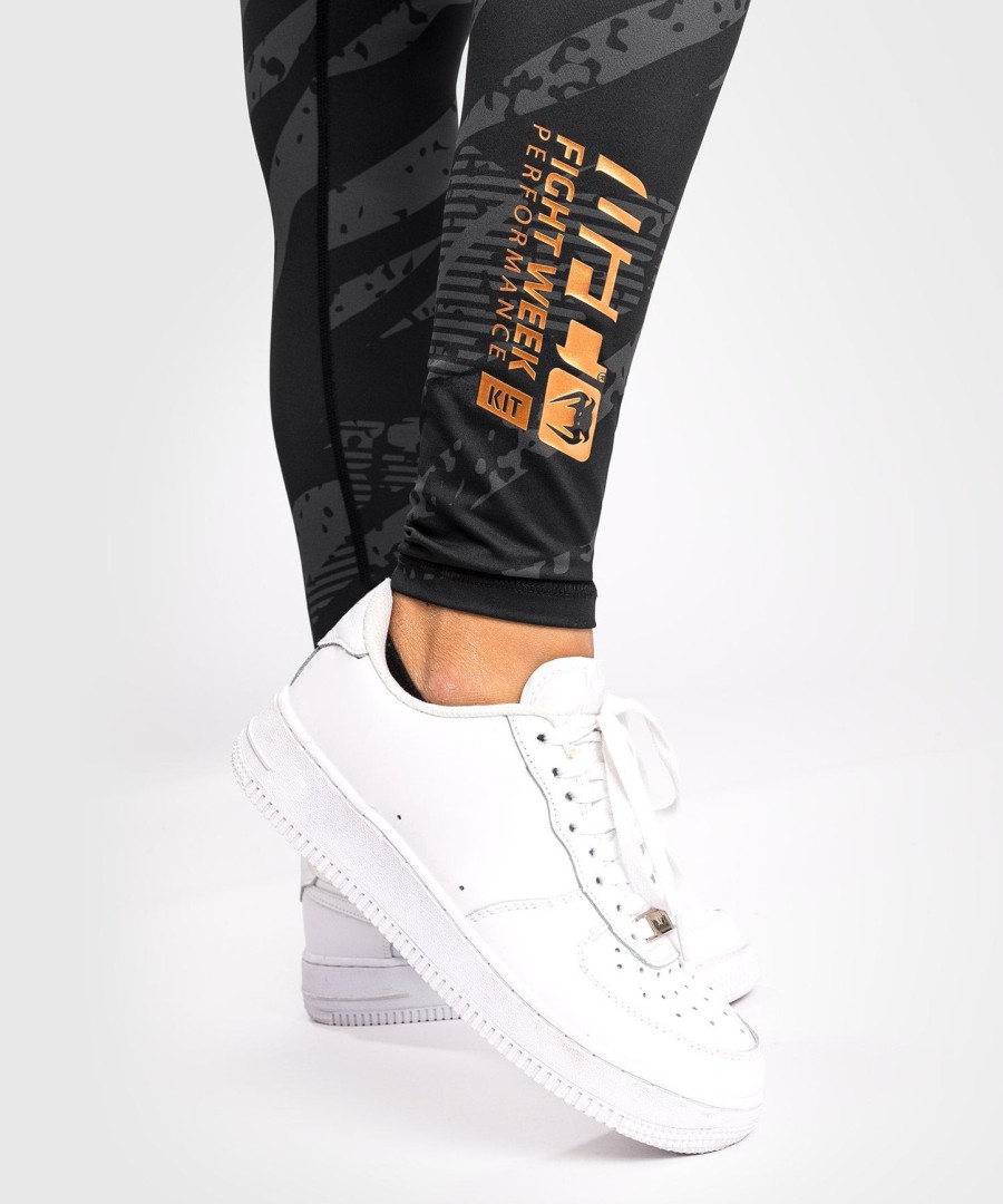 ufc adrenaline by venum fight week damskie legginsy sportowe - urban camo