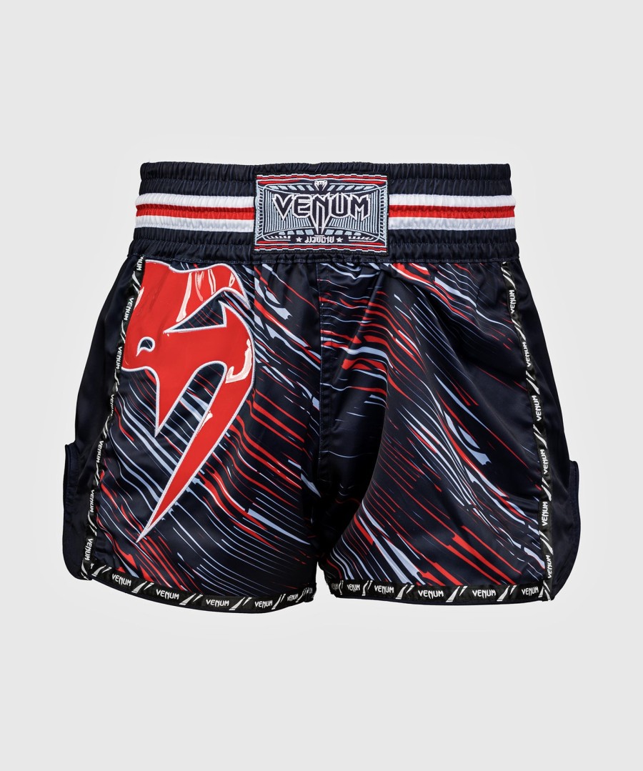 spodenki venum giant muay thai – czerwone