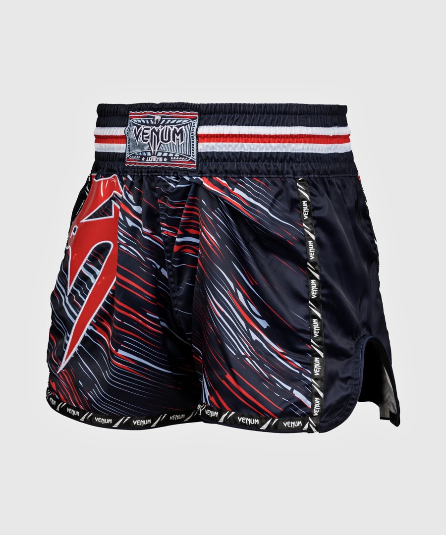 spodenki venum giant muay thai – czerwone