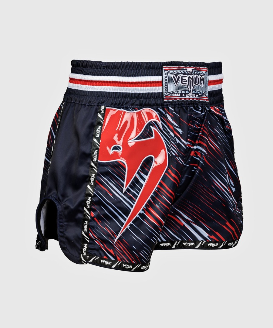 spodenki venum giant muay thai – czerwone