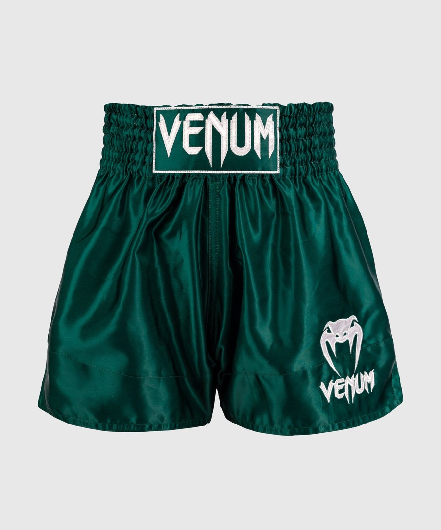 spodenki venum classic muay thai – leśnozielone
